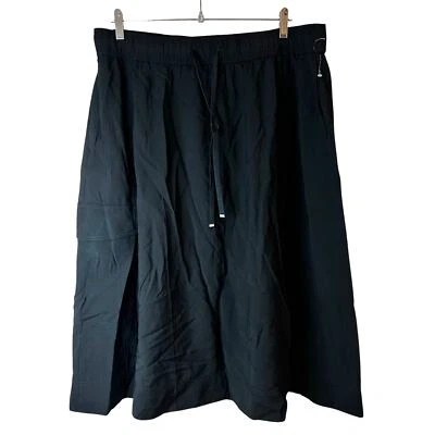 Nova Saia Midi Feminina Treasure & Bond Nordstrom Preta Tamanho GG - Imagem 1 de 4