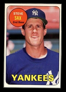 1990 Baseball Card Magazine *HAND CUT* Card #65 Steve Sax - Picture 1 of 1