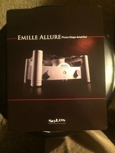 Emille Allure Solos Phono Stage Amplifier Marketing Brochure RARE!! - Picture 1 of 6