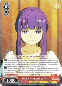 Weiss Schwarz Frieren Beyond Journeys End Social Gathering, Fern 048R - Picture 1 of 4