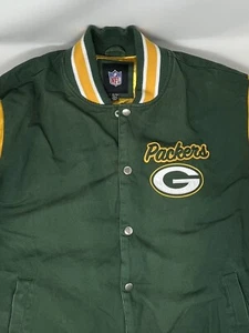 Vintage Green Bay Packers NFL 4x Super Bowl Champs Varsity Jacket (XXL) - Bild 1 von 11