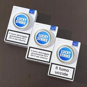 SET 3 PITILLERAS LUCKY STRIKE BLUE PASSION INSIDE ITALIA 🇮🇹 METAL TINS - Imagen 1 de 6