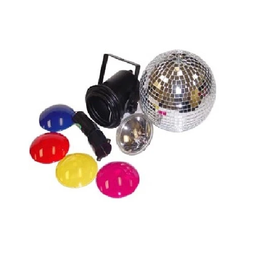 VISUAL EFFECTS MBK1 Mirror Ball Party Kit Battery Powered - Image 1 of 1