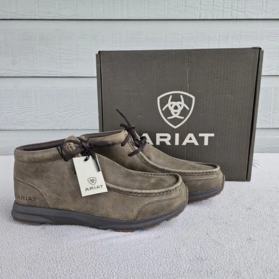 Ariat Spitfire Driving Moc Bota Marrón Bombardero Hombres Talla 9 D Cuero Foto 1 de 4
