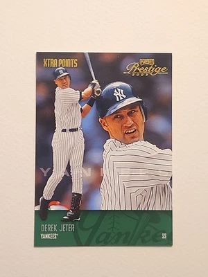 Playoff Prestige 2003 - Derek Jeter #53 Xtra Points verde/150 Yankees Salón de la fama Foto 1 de 2