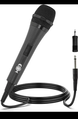 Singing Machine Wired Microphone for Karaoke, (Black) - Unidirectional Dynamic - Image 1 of 4