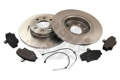 MAPCO Kit dischi e pastiglie per RENAULT TWINGO I (C06) TWINGO II (CN0) pieno - Immagine 1 di 4