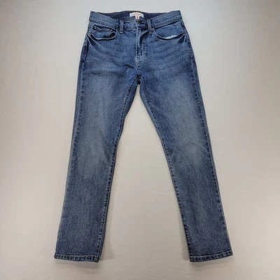Lucky Brand Jeans Mens 30x30 Blue 121 Slim Straight Medium Wash Stretch Denim - Image 1 of 4