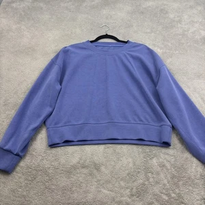 Lululemon Perfectamente Grande Recortado Crew Softstreme Mujer 8 Azul Índigo - Imagen 1 de 16