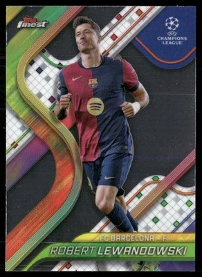 2024 FINEST UEFA CLUB COMPETITIONS ROBERT LEWANDOWSKI FC BARCELONA #19 - Image 1 of 2