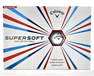 Pelotas de golf Callaway superblandas largas rectas una docena (4-3 paquetes) ¡Nuevas! - Imagen 1 de 10