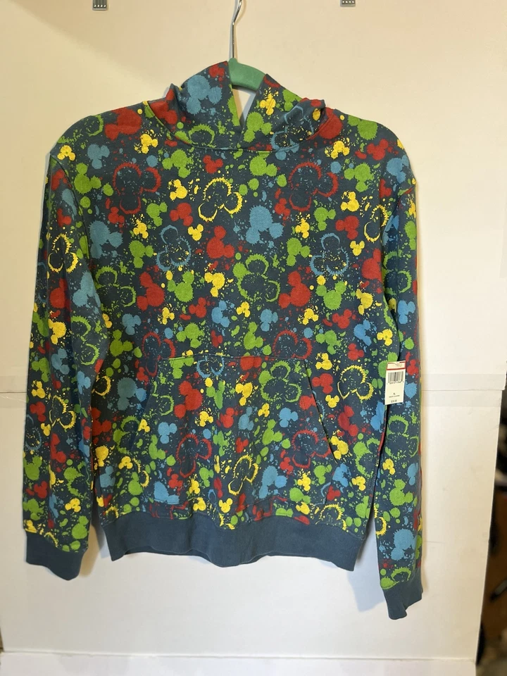 Sudadera con Capucha Disney Mickey Mouse Juvenil Mickey Estampado Completo Nueva con Etiquetas Disney Store Foto 1 de 4