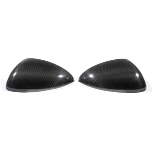Real Carbon Fiber Material Side Mirror Case for 2014-up Macan 95B  Mirror Covers - Picture 1 of 14
