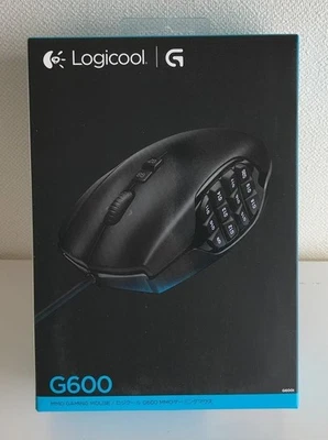 Logicool Logitech G600 MMO Gaming Mouse 20-Button Optical Wired Japan Used - Image 1 of 4