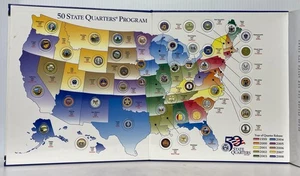 Collector's Archive 50 State Quarters Color Holder. - Picture 1 of 4
