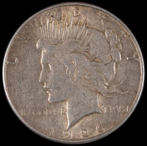 USA - Peace Dollar - 1926 S - KM#150 - Silver .900 - Foto 1 di 3