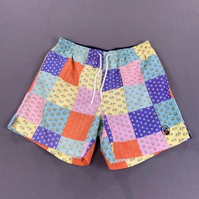 Southern Proper Swim Trunks Mens Medium M 30-32 Patchwork Multicolor Mesh Lined - Image 1 of 4