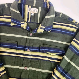 Duluth Trading Flannel Shirt Mens 2XL Tall Heavy Burlyweight Chamois Long Sleeve - Picture 1 of 5
