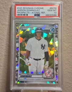 2020 Bowman Chrome #BCP-8 Jasson Dominguez - Atomic Refractor (RC) NY YANKEES 🔥 - Picture 1 of 2
