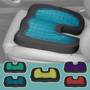 Cojín de asiento de espuma viscoelástica - Cojín de coxis - Cojín para coche, trabajo y hogar - Imagen 1 de 32