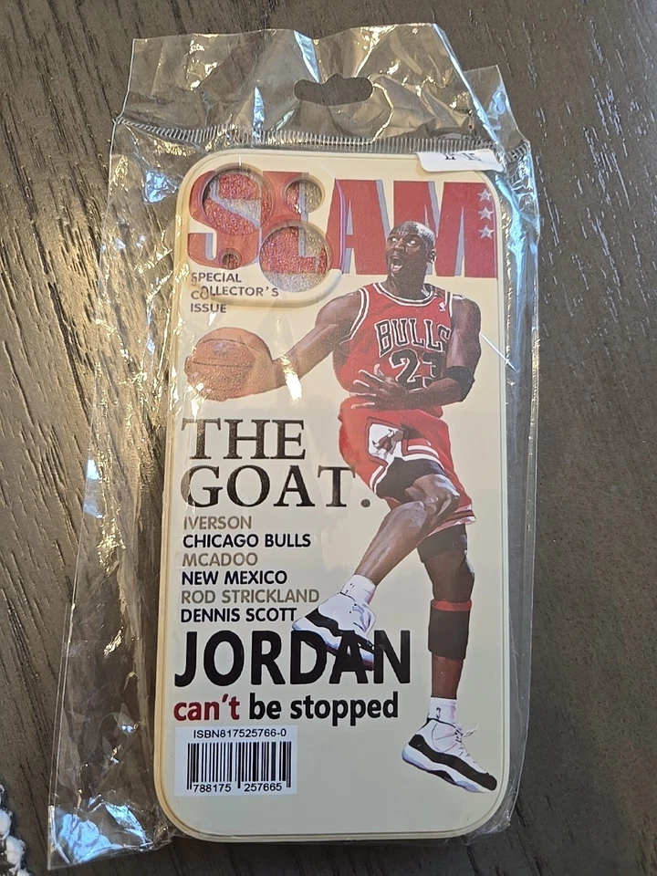 iPhone 15 Collectible Phone Case  Slam Michael Jordan The Goat - Image 1 of 4