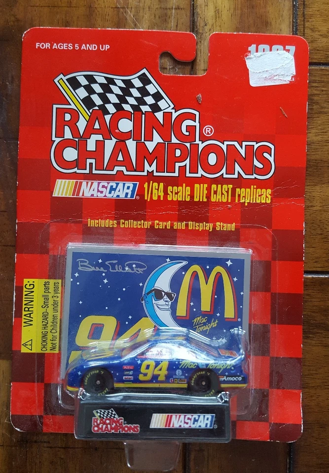 CAMPEONES DE CARRERAS BILL ELLIOTT #94 ESCALA 1/64 MCDONALDS "Mac Tonight" Foto 1 de 1