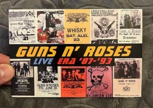 Guns N Roses Live Era 87-93 Geffen Records 1999 Promo Postcard - Picture 1 of 2