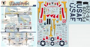 Eagle Strike Decals 1/48 F-84E/G Thunderjet 79th FBS 20th FBW 36th FBW (USAF) - Bild 1 von 4