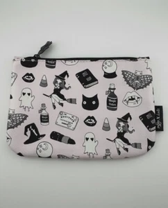 Ipsy X Valfie Halloween Makeup Bag 7×5 Witch Cat Potion Ghost Ouija Boar - Picture 1 of 5