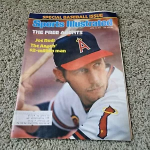 Sports Illustrated April 11, 1977 Special Baseball Issue Joe Rudi Angels - Picture 1 of 7