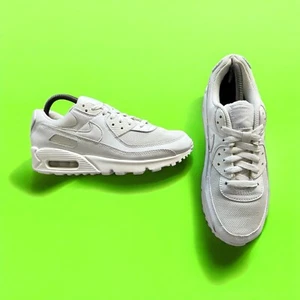 Genuine Authentic Rare Nike Air Max 90 Triple White UK 7 - Picture 1 of 9