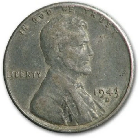 1943 D - Lincoln Wheat Penny - G/VG Cover