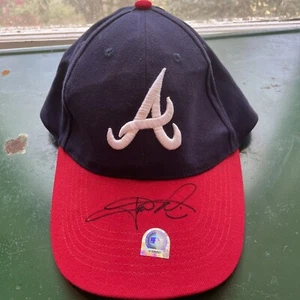 Jaret Wright Atlanta Braves Autographed Hat Hologram COA - Picture 1 of 6