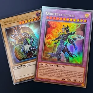 Quintettmagier Set Neu! Ultra Rare Holo Yugioh deutsch Dunkler Magier Deck - Bild 1 von 3