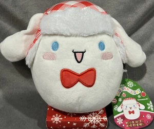 Hello Kitty and Friends Squishmallows 9” Plush Christmas Holiday Cinnamoroll Hat - Picture 1 of 9