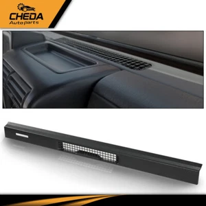 Fit For 1997-2006 Jeep Wrangler TJ Dash Top Cover Defrost Vent Bezel Trim Black - Picture 1 of 9