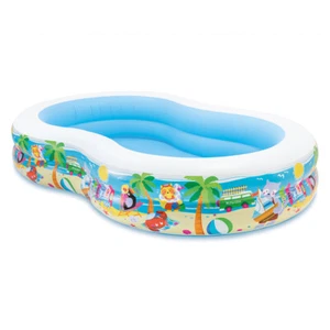 Intex 262x160cm Outdoor/Patio Inflatable Kids Swim Center Seashore Pool 3y+ - Picture 1 of 2