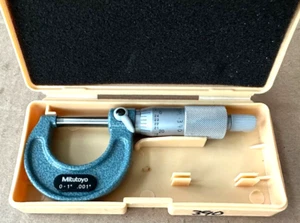MITUTOYO .001' NO. 103-177 OUTSIDE MICROMETER - Picture 1 of 5