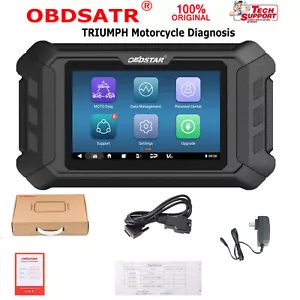 OBDSTAR ISCAN para TRIUMPH Herramienta Escáner Diagnóstico Motocicleta Codificación Flujo de Datos - Imagen 1 de 8