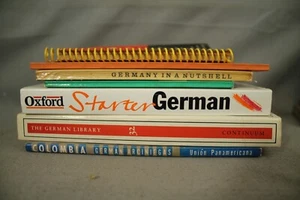 lot 7 German books Language study dictionary LIterature Poetry and prose Heine & - Picture 1 of 6