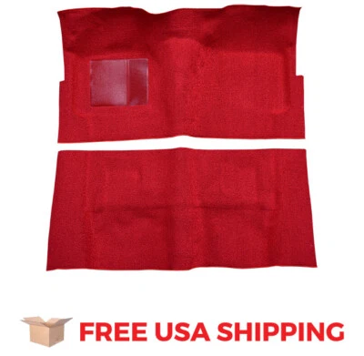 FITS 1962 Ford Galaxie 2DR Hardtop Auto Foot Wells Short Rear Loop Carpet Foto 1 de 3