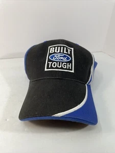 Gorra de béisbol Ford Tough Hat negra azul gancho bucle - Imagen 1 de 11