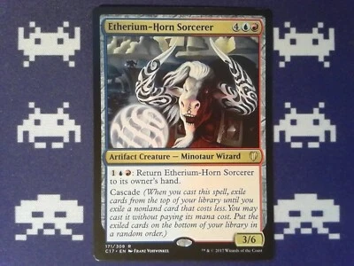 Etherium-Horn Sorcerer	 Commander 2016 - Magic the Gathering Multi - Image 1 of 2