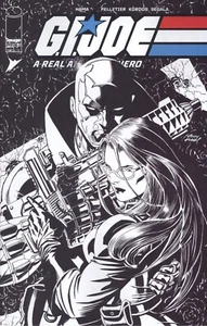 GI JOE UN VERDADERO HÉROE AMERICANO #307 CUBIERTA B ANDY KUBERT VARIANTE EN BLANCO Y NEGRO EN MUY BUEN ESTADO/CASI NUEVO IMAGEN HOH - Imagen 1 de 1