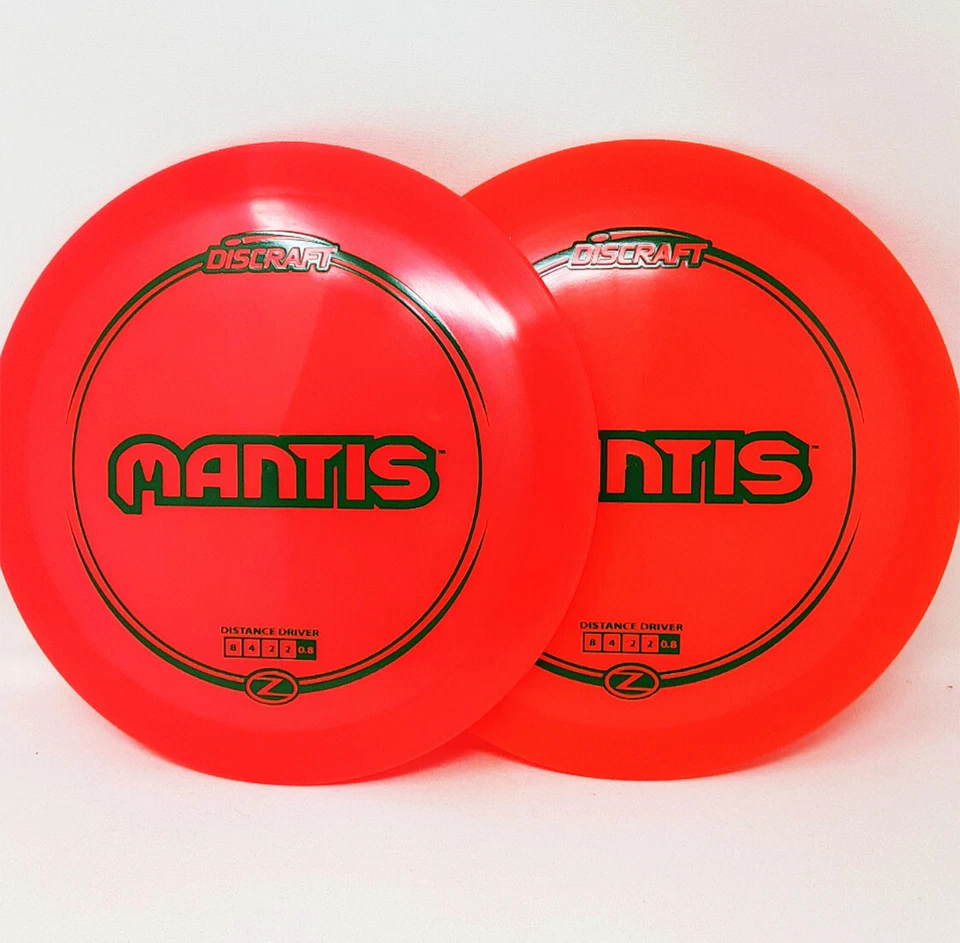 Set of (2) Discraft Elite Z Mantis170-2g Red Green Stamp FREE SHIPPING 7 - Image 1 of 1