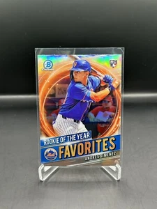 2021 Bowman Chrome Andres Gimenez Rookie of the Year Favorites #RRY-AG Mets - Picture 1 of 2