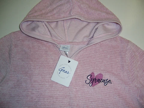 New Syracuse University Orange women's medium hoodie sweatshirt hooded NWT PInk Cover