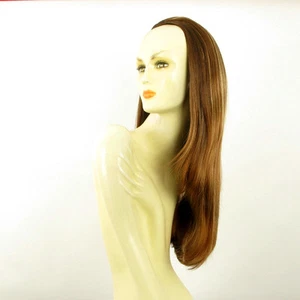 DT Half wig HairPiece long coppery brown poly mesh light blonde 24.4 :19/6bt27b - Picture 1 of 7