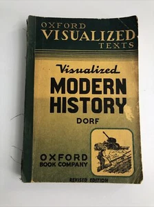 Oxford Visualized Modern History PHILIP DORF PB 1954 VINTAGE - Bild 1 von 10