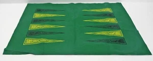 Backgammon Spieltuch, Filz, grün, ca. 42 x 58 cm - Bild 1 von 2
